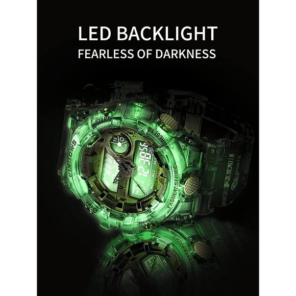 TWO New Men Digital Watch for Men Watch Sports Watch Large Digital Analo… - Picture 9 of 16